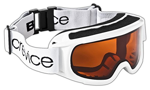 Black Crevice Damen Skibrille mit Doppelscheibe, BCR041003, weiß/orange… Black Crevice Damen Skibrille mit Doppelscheibe, BCR041003, weiß/orange… von Black Crevice