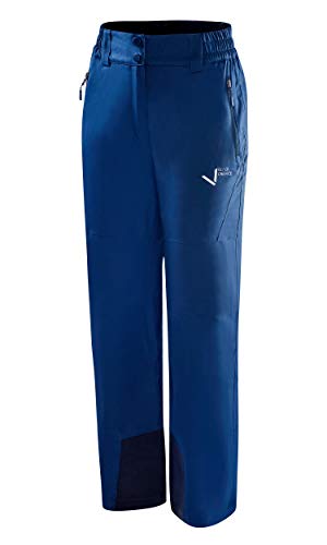 Black Crevice Damen Skihose Navy I Damen-Skihose Größe 38 I wärmeisolierende Damen-Wanderhose I atmungsaktive Damen-Snowboardhose I Wind- & wasserdichte Damen-Schneehose von Black Crevice