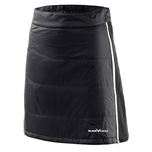 Black Crevice Damen Skirock, schwarz, Gr. 44 von Black Crevice