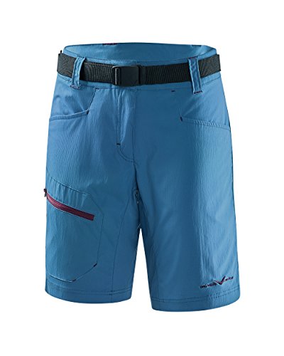 Black Crevice Damen Trekking Shorts, blau, 36 von Black Crevice