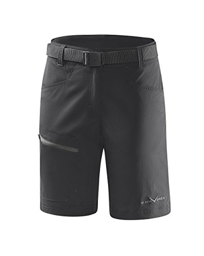 Black Crevice Damen Trekking Shorts, schwarz, 38 von Black Crevice