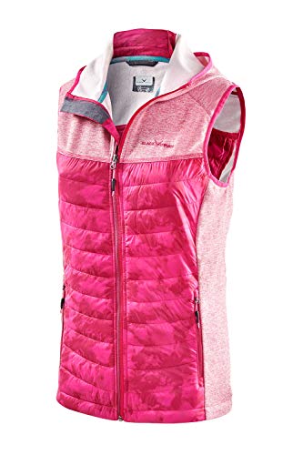 Black Crevice Damen ärmellose Weste mit Kapuze, pink, Gr.38 Black Crevice Damen ärmellose Weste mit Kapuze, pink, Gr.38 von Black Crevice