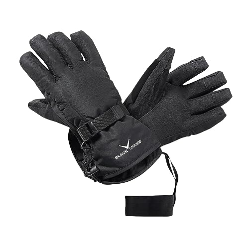 Black Crevice Erwachsene Skihandschuhe I atmungsaktive & wasserdichte Ski-Handschuhe für Herren & Damen I warme Winterhandschuhe I robuste Schnee-Handschuhe mit Gummibund-Kordelzug Black Crevice Erwachsene Skihandschuhe I atmungsaktive & wasserdichte Ski-Handschuhe für Herren & Damen I warme Winterhandschuhe I robuste Schnee-Handschuhe mit Gummibund-Kordelzug von Black Crevice