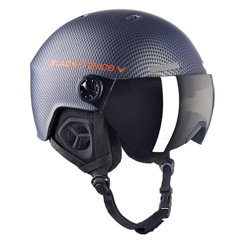 Black Crevice Erwachsene Skihelm Gstaad, Carbon Navy/orange, 54-57 cm Black Crevice Erwachsene Skihelm Gstaad, Carbon Navy/orange, 54-57 cm von Black Crevice