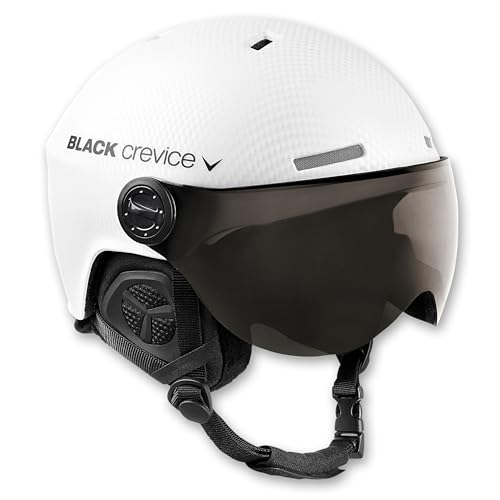 Black Crevice Erwachsene Skihelm Gstaad, weiß Carbon, S, BCR143921-WCB-0 Black Crevice Erwachsene Skihelm Gstaad, weiß Carbon, S, BCR143921-WCB-0 von Black Crevice