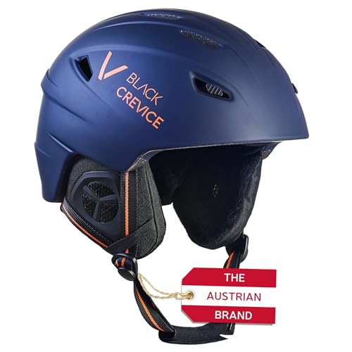 Black Crevice Erwachsene Skihelm Streif, matt Navy/orange, L von Black Crevice