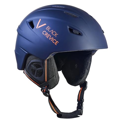 Black Crevice Erwachsene Skihelm Streif, matt Navy/orange, S von Black Crevice