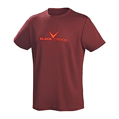 Black Crevice Herren T-Shirt Function, mahogany1, L von Black Crevice