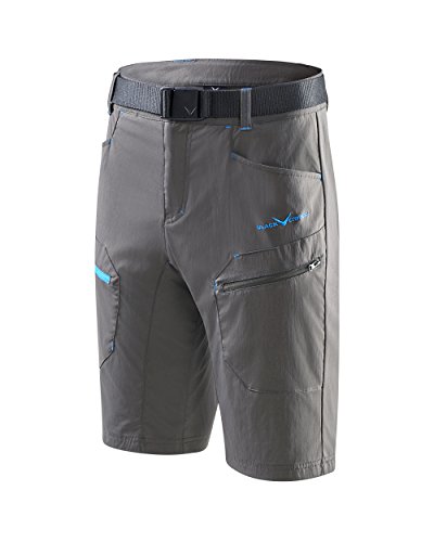 Black Crevice Herren Trekking Shorts, anthrazit, XL von Black Crevice