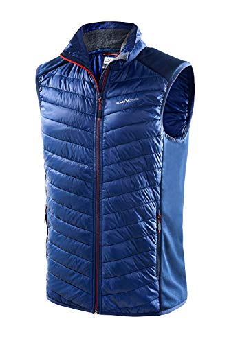 Black Crevice Herren ärmellose Weste, blau, Gr. XXL von Black Crevice