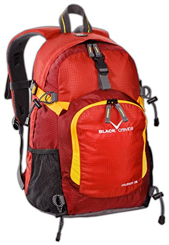 Black Crevice Hiking Rucksack, Colorado 28L, Trekking, Outdoor, Backpack; BCR241002; rot von Black Crevice