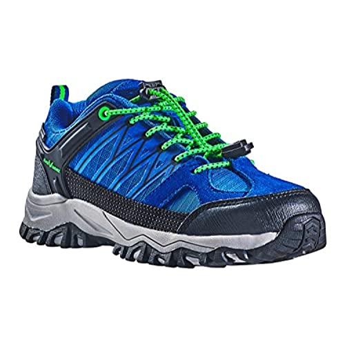 Black Crevice Kinder Trekkingschuhe, Wasserdicht, Low, blau/grün, 28 von Black Crevice