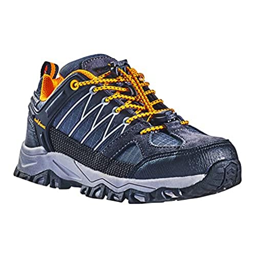 Black Crevice Kinder Trekkingschuhe, Wasserdicht, Low, grau/orange, 29 von Black Crevice