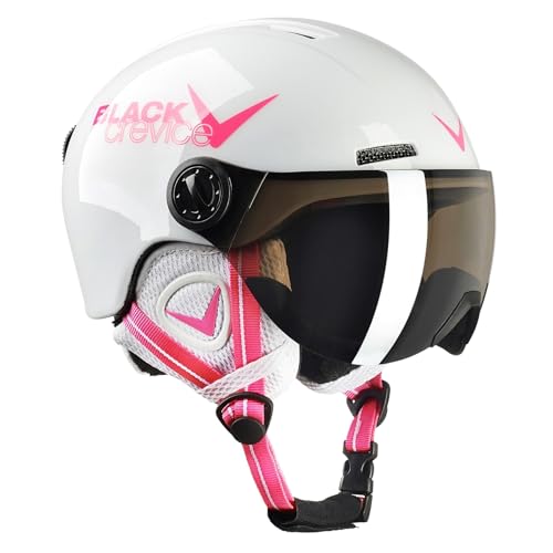 Black Crevice Kinder Visierhelm Leogang, weiß Shiny/pink, 52-54 cm… Black Crevice Kinder Visierhelm Leogang, weiß Shiny/pink, 52-54 cm… von Black Crevice