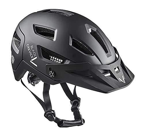 Black Crevice MTB Fahrradhelm, Black, S/M (54-58cm)… von Black Crevice