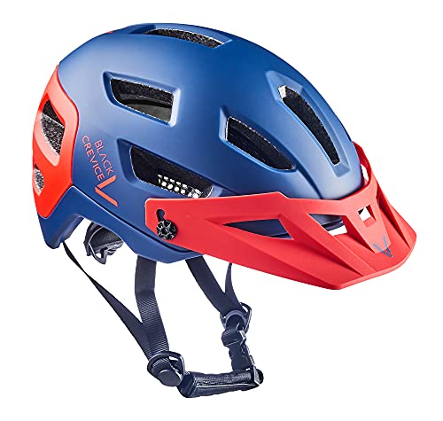 Black Crevice MTB Fahrradhelm, Navy/red, S/M (54-58cm)… von Black Crevice