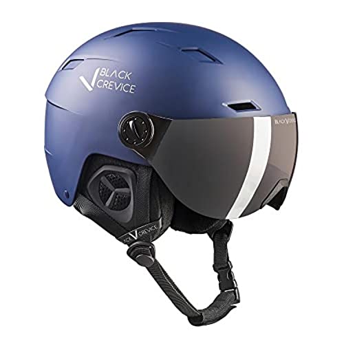 Black Crevice Skihelm mit Visier Kirchberg Navy, M (54-57cm)… von Black Crevice