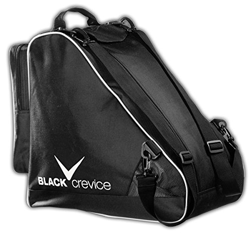 Black Crevice Skischuhtasche I Tasche für Snowboardschuhe & Skischuhe I Skischuhe-Tasche mit großem Hauptfach & Nebenfach mit Reißverschluss I Verstellbarer Schultergurt I Maße: 43x27x42cm Black Crevice Skischuhtasche I Tasche für Snowboardschuhe & Skischuhe I Skischuhe-Tasche mit großem Hauptfach & Nebenfach mit Reißverschluss I Verstellbarer Schultergurt I Maße: 43x27x42cm von Black Crevice