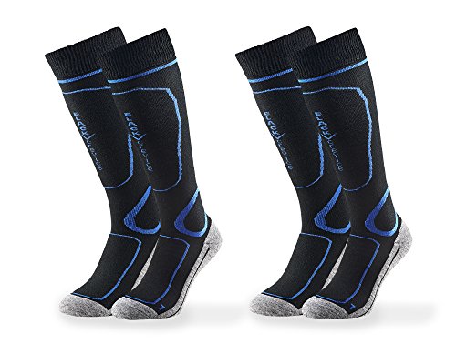 Black Crevice Skisocken 2 Paar, schwarz/blau, 35-38 Black Crevice Skisocken 2 Paar, schwarz/blau, 35-38 von Black Crevice