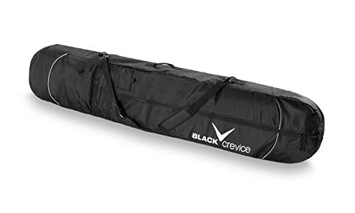 Black Crevice Snowboardbag, Schwarz/Silber, Unisize von Black Crevice