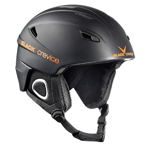 Black Crevice Skihelm Kitzbühel, schwarz/orange, L von Black Crevice