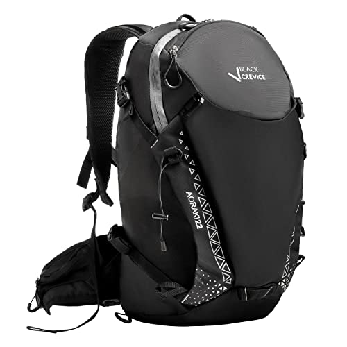 Black Crevice Wander und Bike Rucksack AORAKI 22 Liter, schwarz von Black Crevice