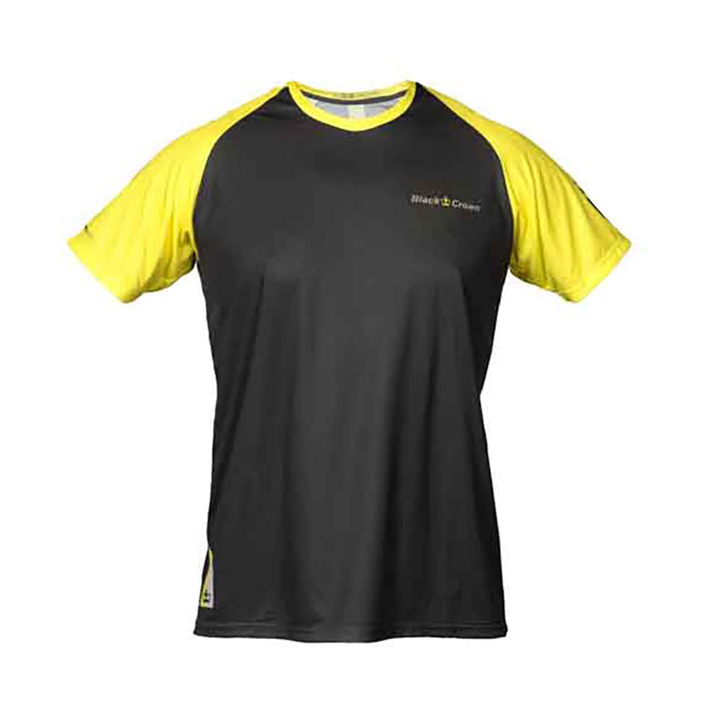 Black Crown Ashica Short Sleeve T-shirt Gelb,Grau M Mann von Black Crown