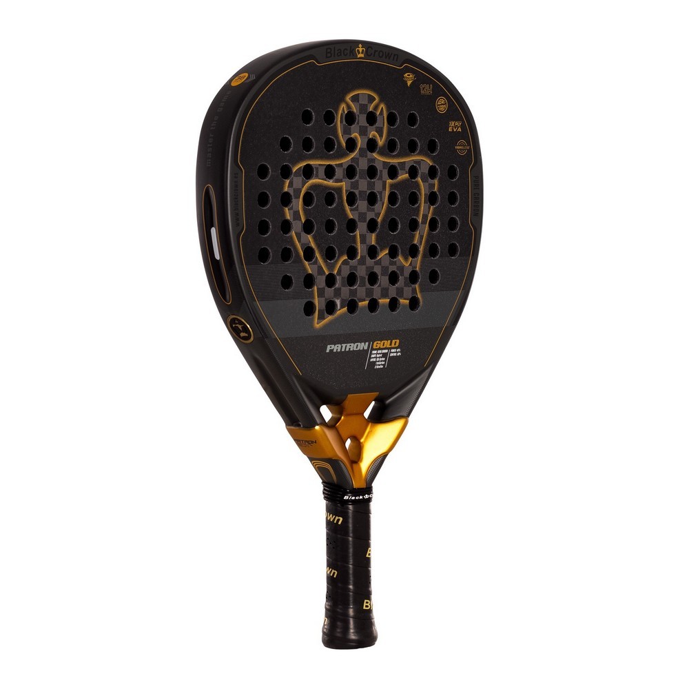 Black Crown Patron Gold Padel Racket Golden 355-370 gr Black Crown Patron Gold Padel Racket Golden 355-370 gr von Black Crown