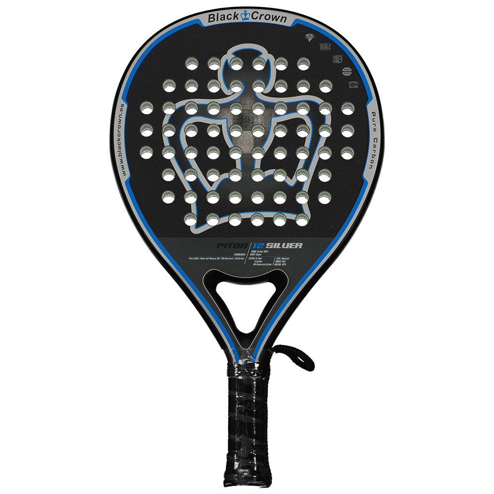 Black Crown Piton 12 Silver Padel Racket Blau Black Crown Piton 12 Silver Padel Racket Blau von Black Crown