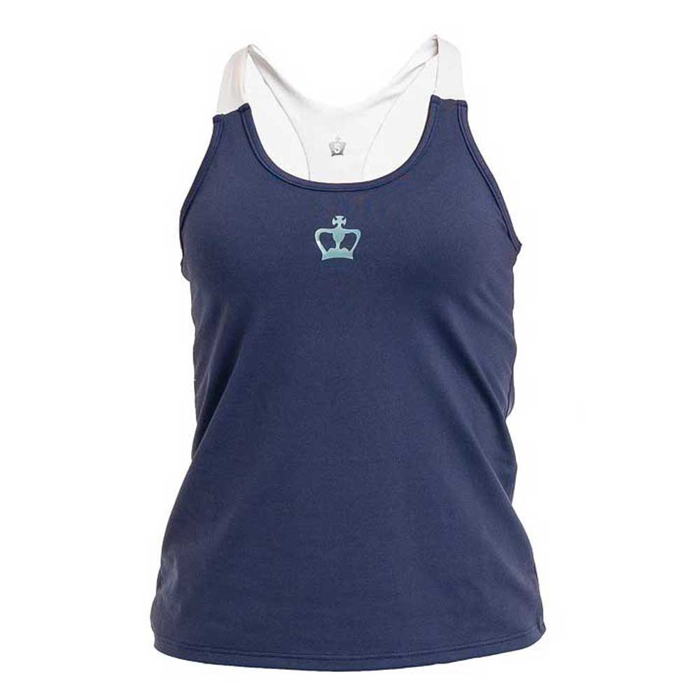 Black Crown Tallin Sleeveless T-shirt Blau S Frau von Black Crown