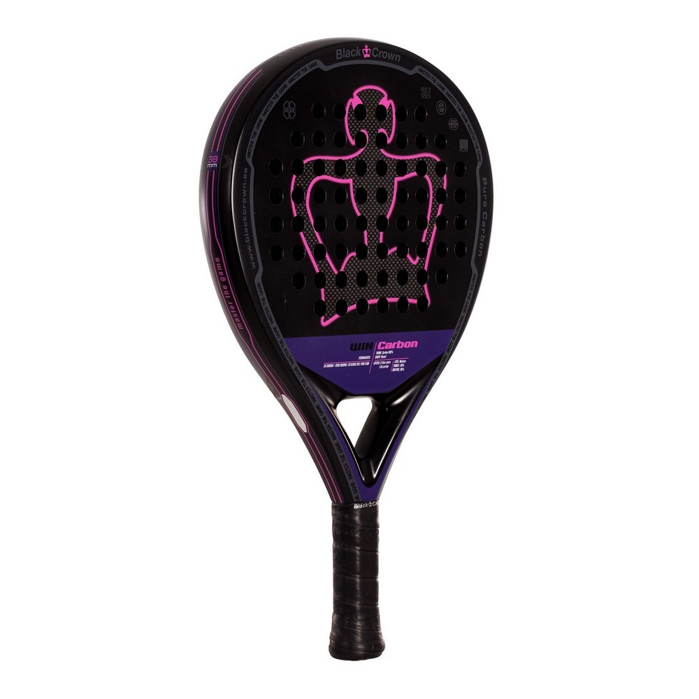 Black Crown Win Carbon Padel Racket Lila 355-370 gr von Black Crown