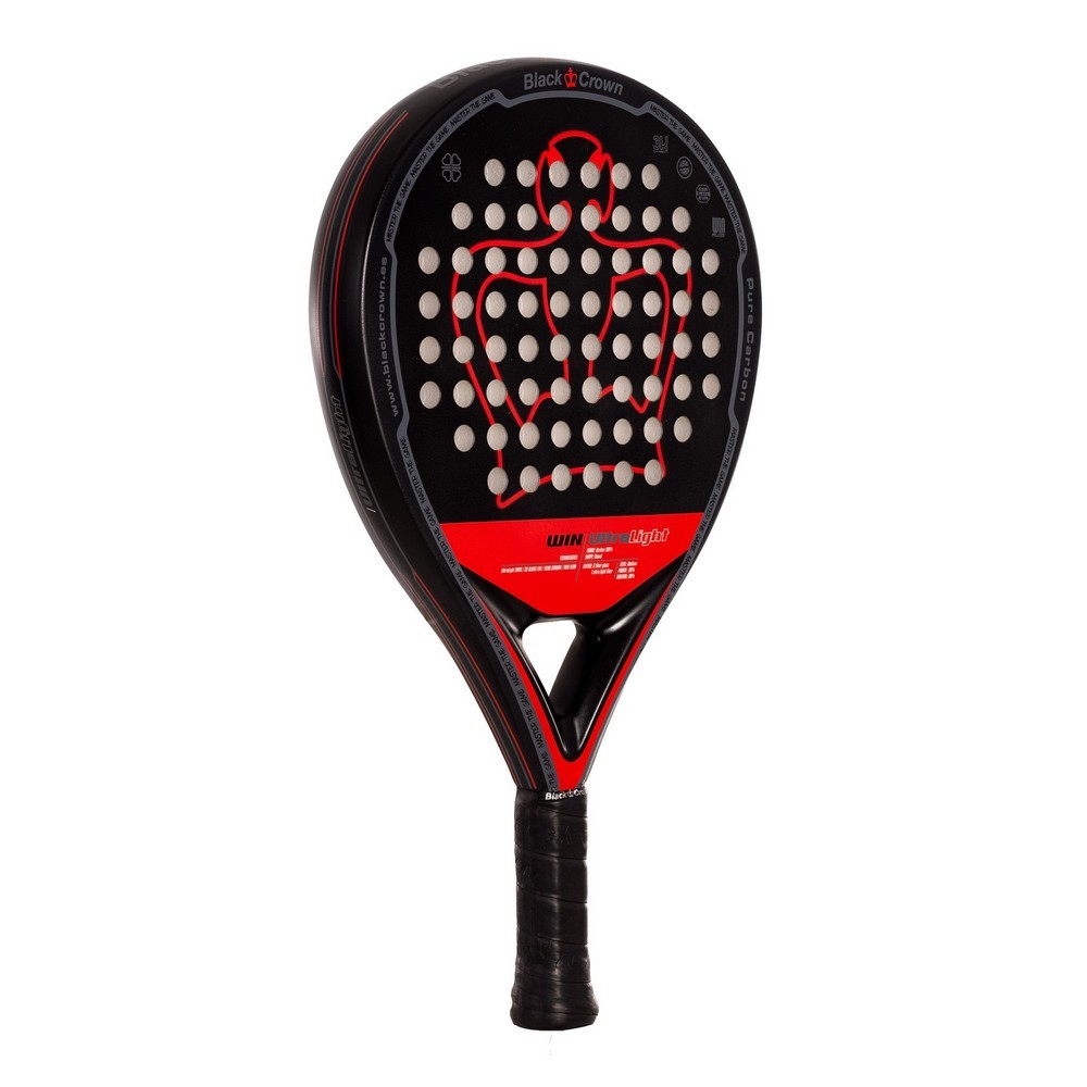 Black Crown Win Ultralight Padel Racket Rot 280-300 gr Black Crown Win Ultralight Padel Racket Rot 280-300 gr von Black Crown