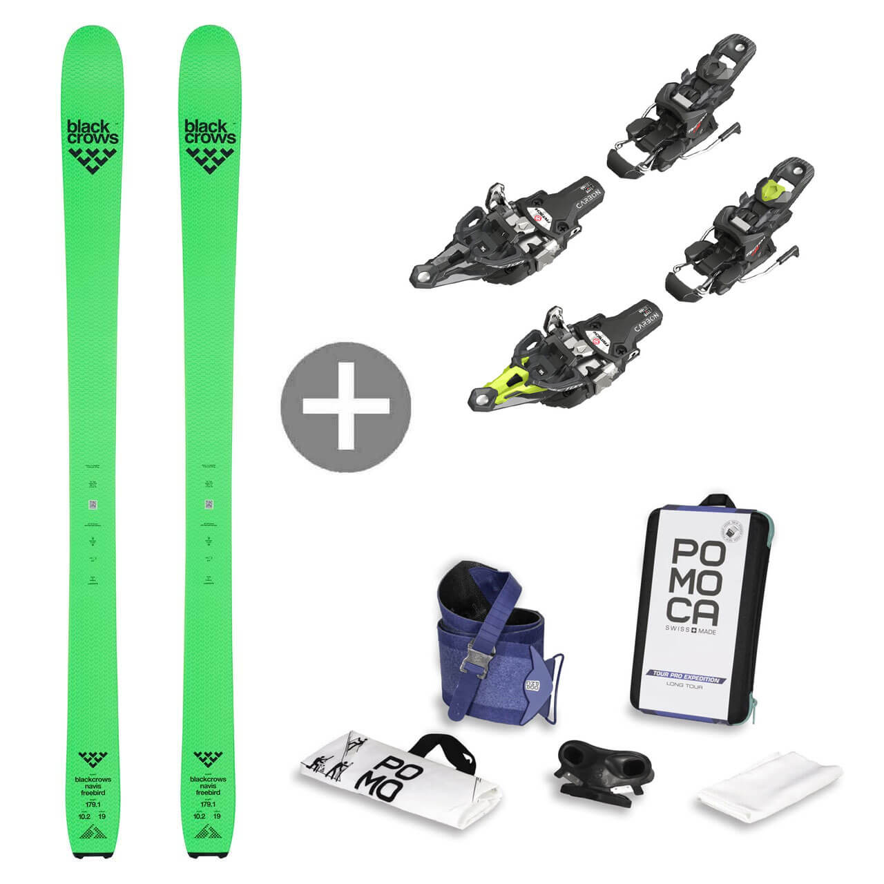 Black Crows Navis Freetouring Skiset mit Fritschi Tecton + Fell, 185 cm von Black Crows