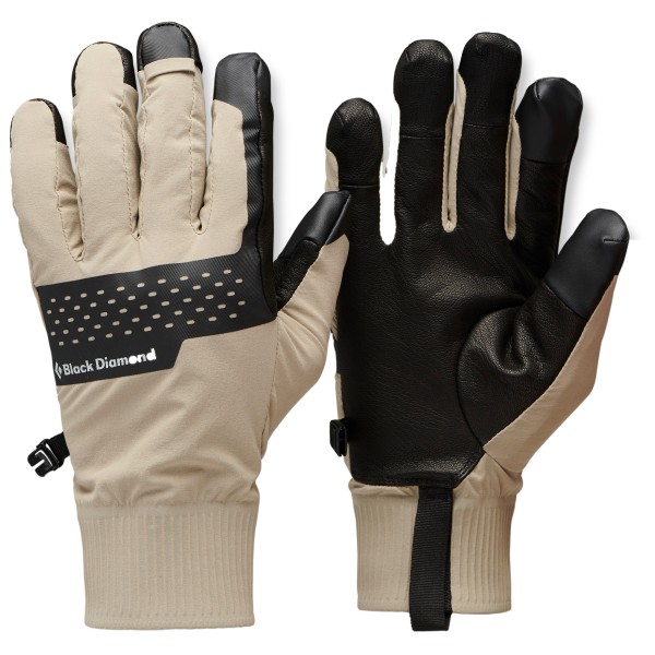 Black Diamond - Alpine Softshell Gloves - Handschuhe Gr S schwarz/beige von Black Diamond