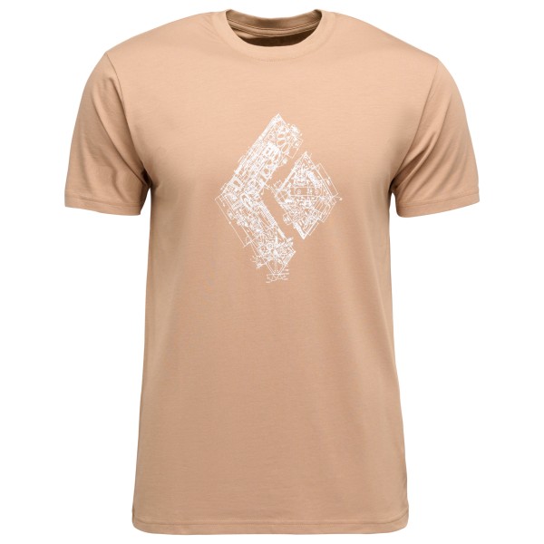 Black Diamond - Engineered Diamond S/S Tee - T-Shirt Gr XS beige Black Diamond - Engineered Diamond S/S Tee - T-Shirt Gr XS beige von Black Diamond