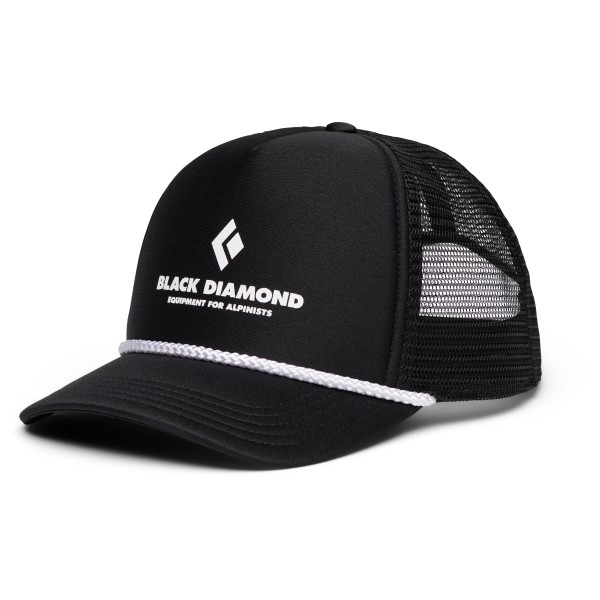 Black Diamond - Flat Bill Trucker Hat - Cap Gr One Size schwarz von Black Diamond