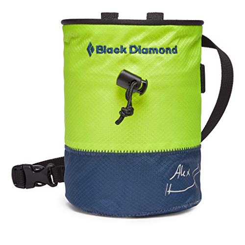 Black Diamond Freerider Chalk Bag Honnold Edition Colorblock-Grün, Kletterzubehör, Größe M/L - Farbe Verde von Black Diamond