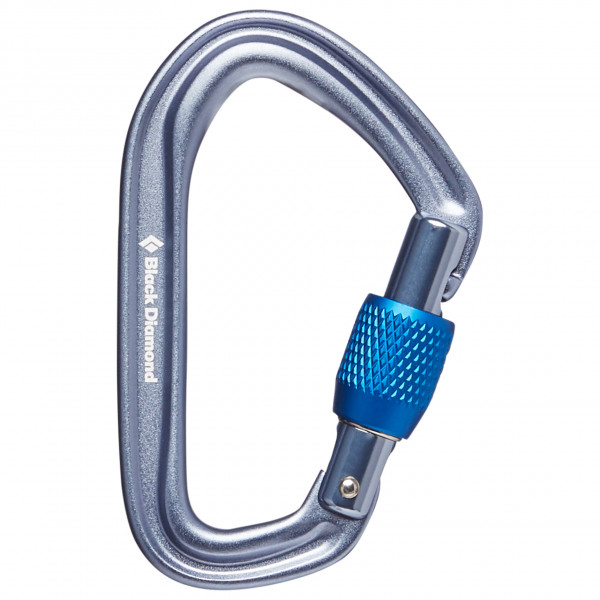 Black Diamond - Hotforge Screwgate Carabiner - Schraubkarabiner grau von Black Diamond