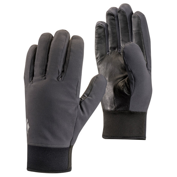 Black Diamond - Midweight Softshell Gloves - Handschuhe Gr L grau von Black Diamond