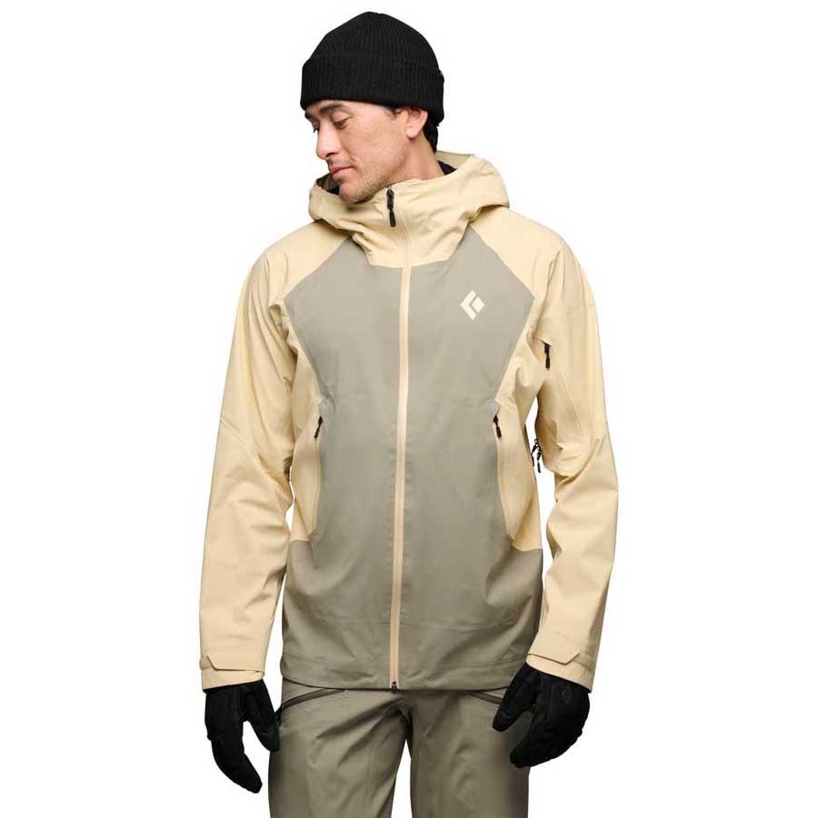 Black Diamond Recon Lt Stretch Shell Jacket Beige L Mann von Black Diamond