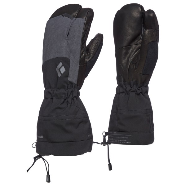 Black Diamond - Soloist Finger Gloves - Handschuhe Gr XS schwarz/grau von Black Diamond