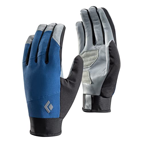 Black Diamond Trekker Handschuhe / Leichte Sporthandschuhe für Wanderungen bei warmen Wetter / Fingerhandschuhe mit perfekter Passform & gegen Blasenbildungen / Blau, Unisex, Größe: S von Black Diamond