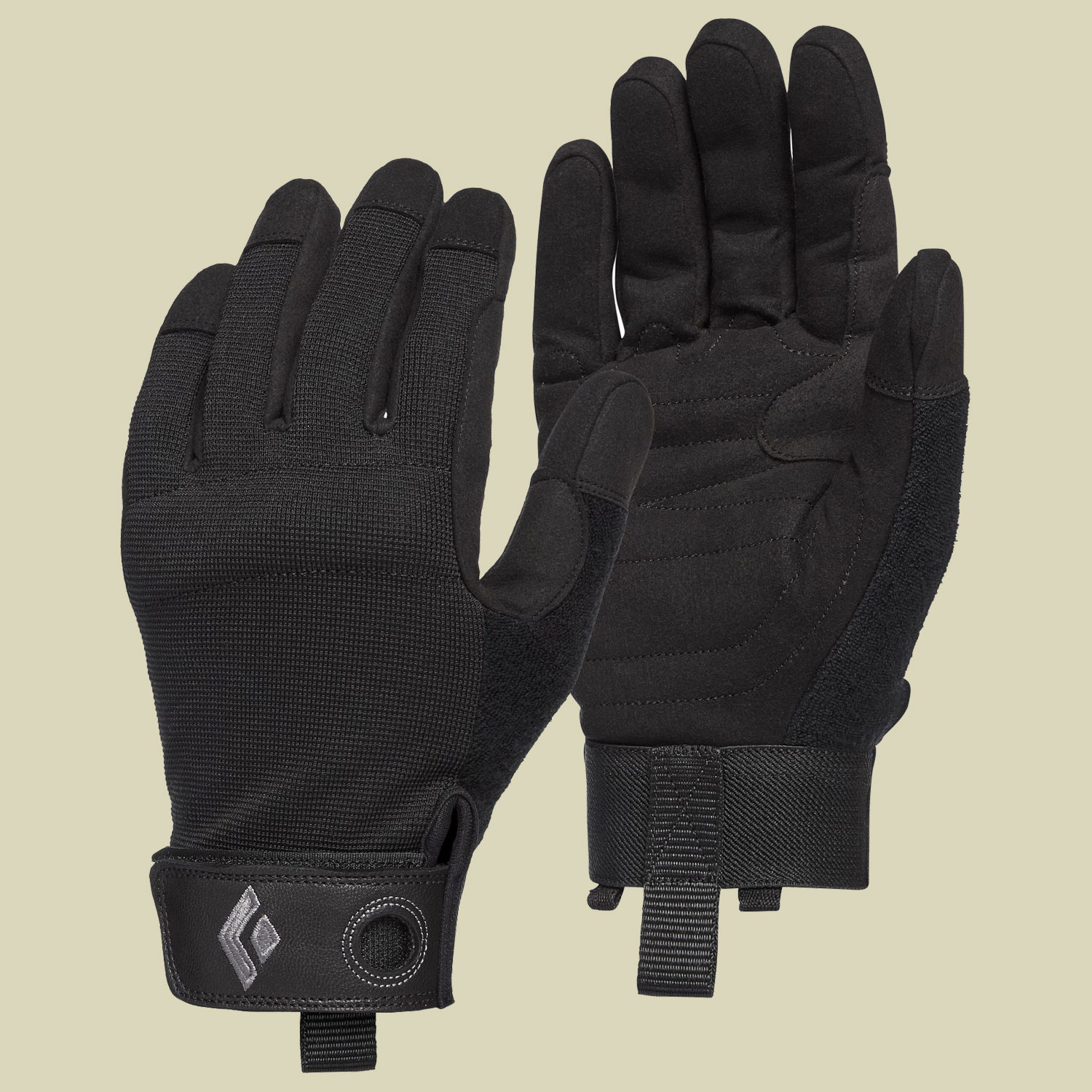 Crag Gloves Men Größe XS Farbe black von Black Diamond