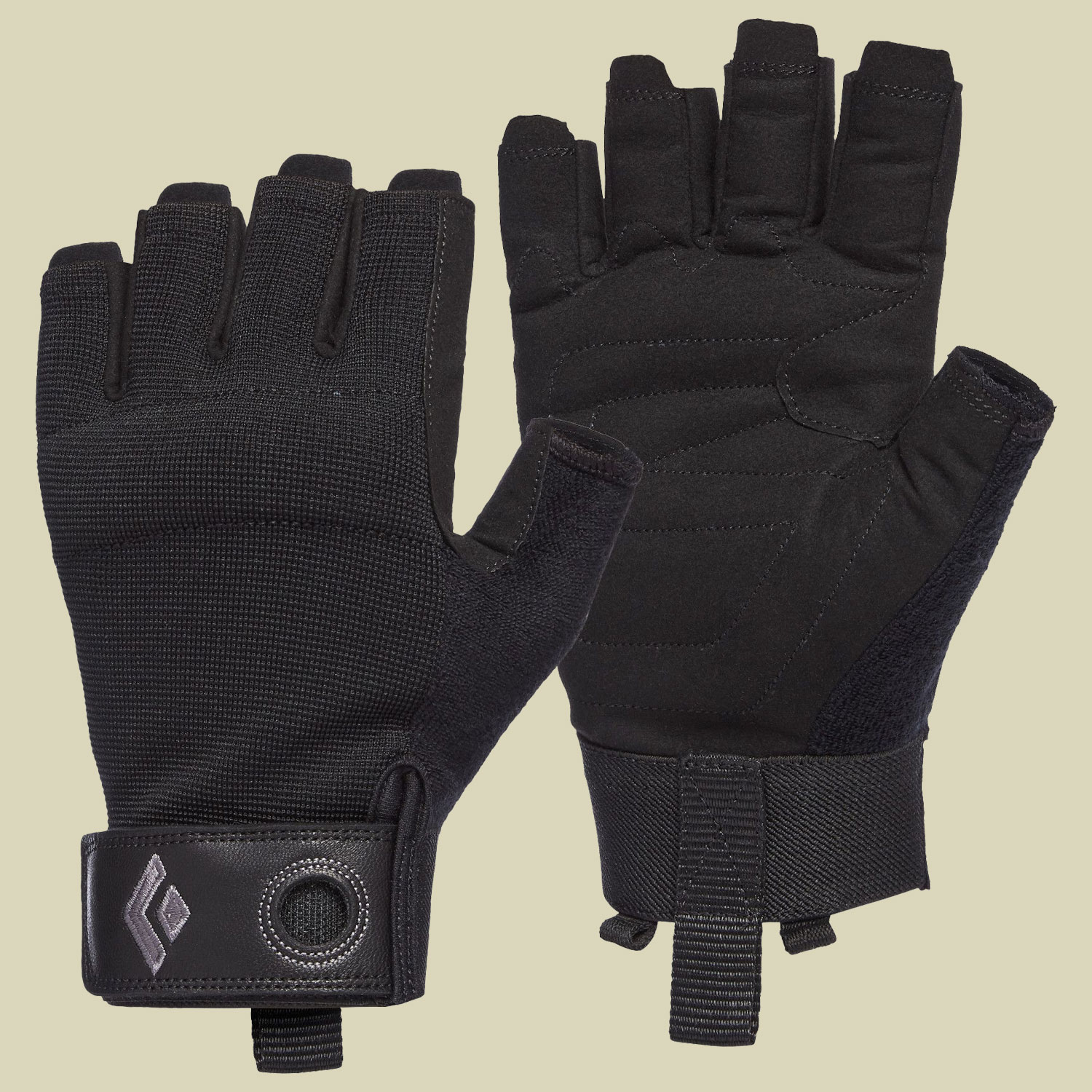 Crag Half-Finger Gloves Men Größe XS Farbe black Crag Half-Finger Gloves Men Größe XS Farbe black von Black Diamond