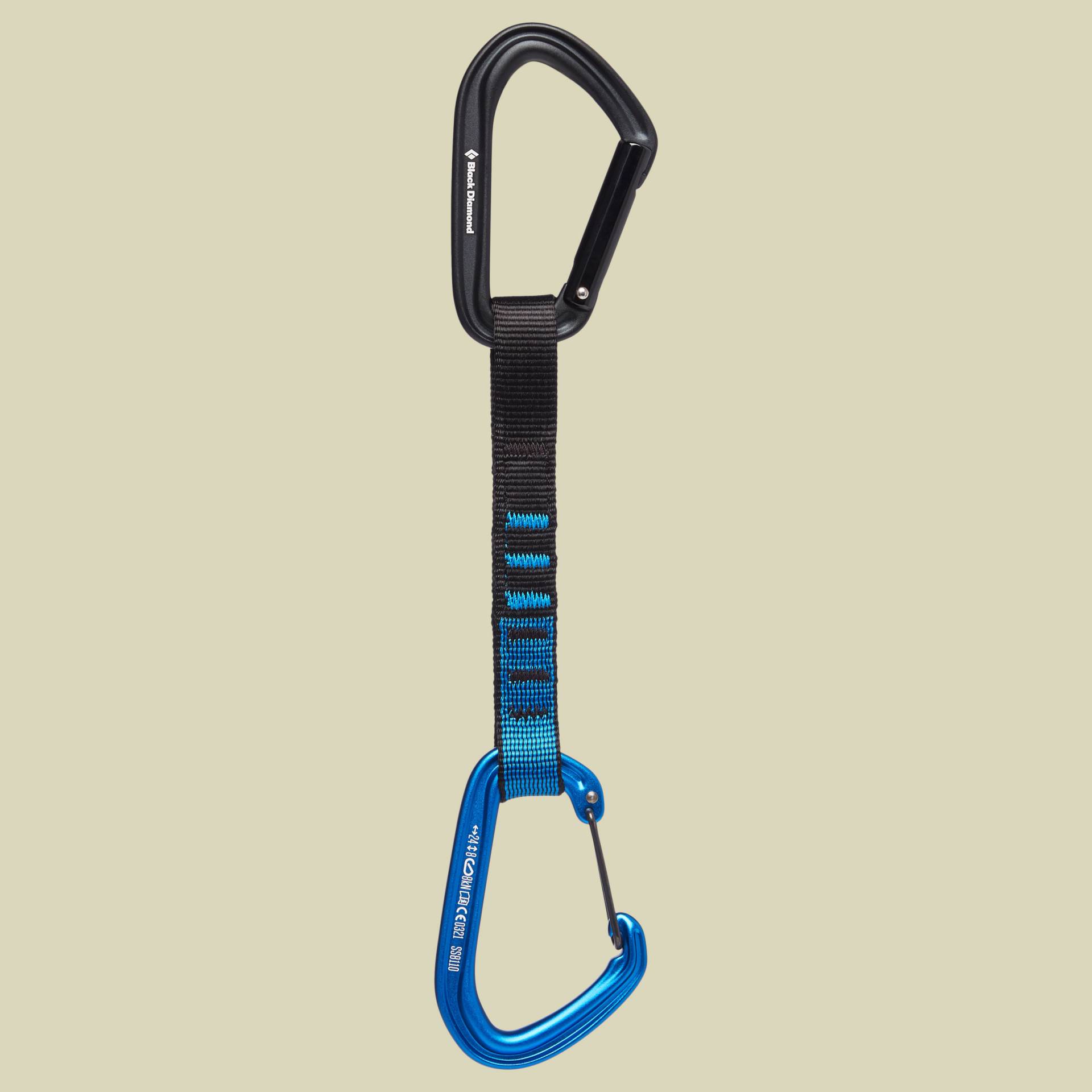 Hotforge Hybrid Quickdraw Länge 16 cm Farbe blue Hotforge Hybrid Quickdraw Länge 16 cm Farbe blue von Black Diamond