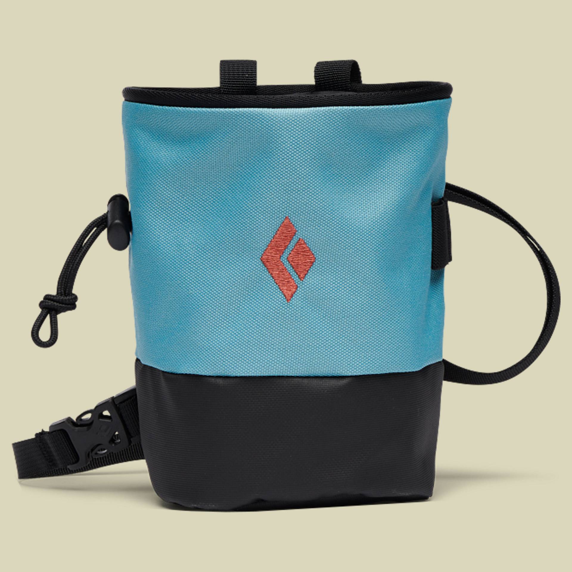 Mojo Zip Chalk Bag blau M-L - glacier Mojo Zip Chalk Bag blau M-L - glacier von Black Diamond