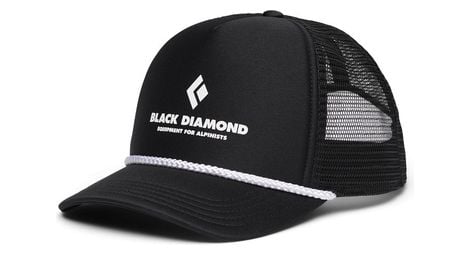black diamond flat bill trucker cap schwarz von Black Diamond