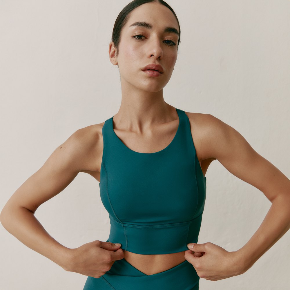 Black Limba Diardi Sports Bra Grün S Frau von Black Limba