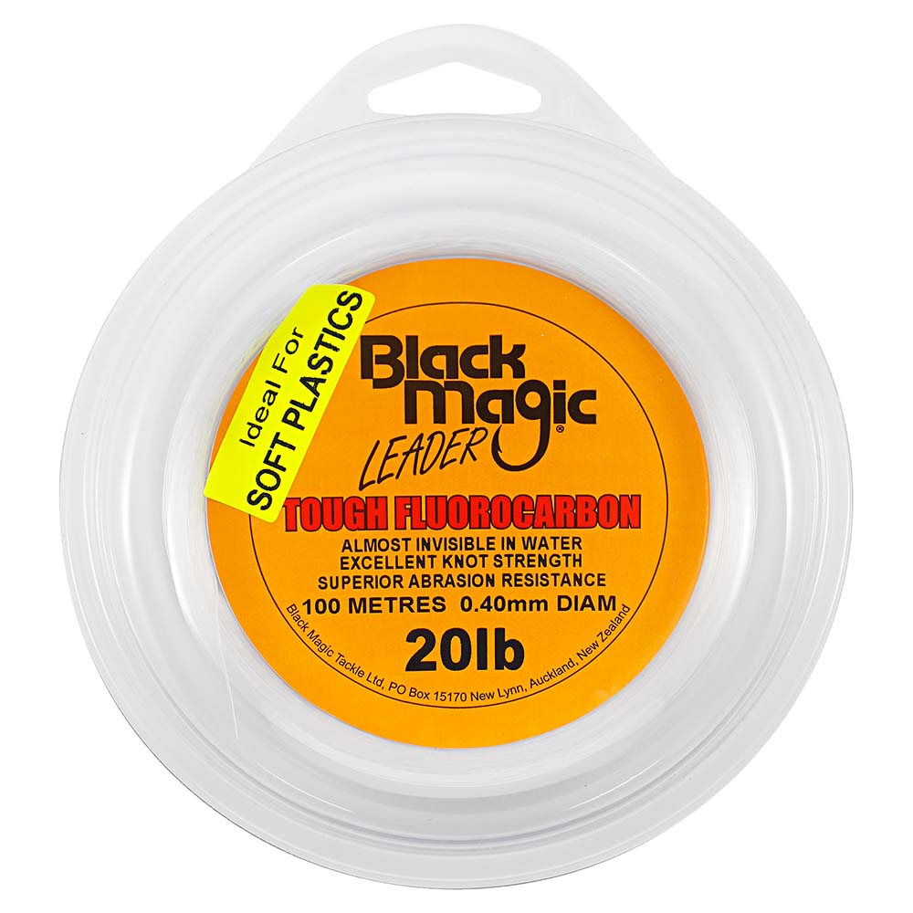 Black Magic Tough Fluorocarbon 100 M Weiß 0.400 mm von Black Magic