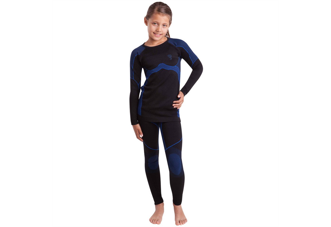 Black Snake Funktionsunterhemd Atmungsaktive Sport-Unterwäsche für Kids – Ideal für Outdoor & Sport Kinder Funktionsunterwäsche Set Seamless Unterhemd + Unterhose von Black Snake